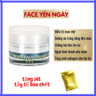 KEM YẾN NGÀY N.COLLAGEN (Đánh bay n.ám, t.àn n.hang, m.ụn, nâng cơ mặt). KL: 40g. Chống nắng 45+. Tặng tẩy tb chết
