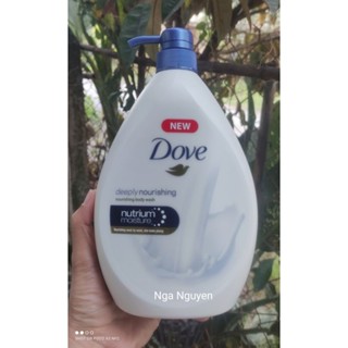 Sữa tắm Dove xuất khẩu chai 1 lit date 2027
