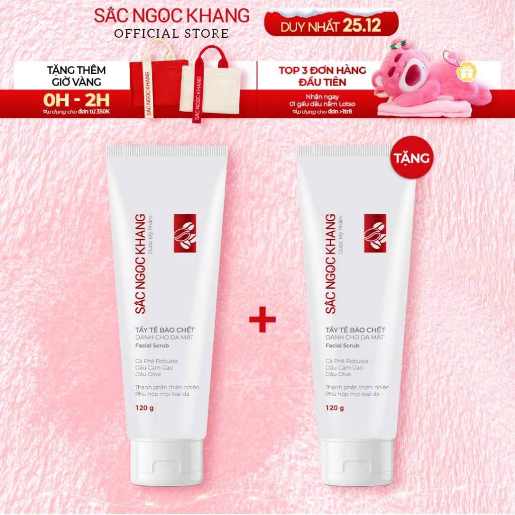 Tẩy Tế Bào Chết Dành Cho Da Mặt Sắc Ngọc Khang