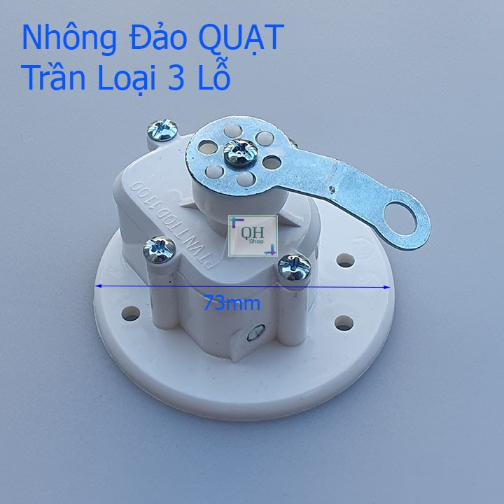 Nhông Xoay , Nhông Đảo Quạt Trần Loại 3 Lỗ