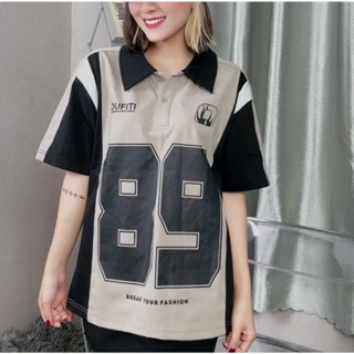 Áo Thun Unisex Form Rộng OUFITI Áo Thun Polo Raglan Oversize form unisex