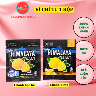  Kẹo chanh muối Himalaya extra cool - Vị chanh muối the mát và Chanh gừng Gói 6 viên 