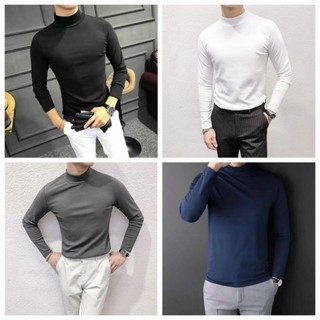 ÁO GIỮ NHIỆT NAM ÁO THUN CỔ CAO GIỮ ẤM CHO NAM