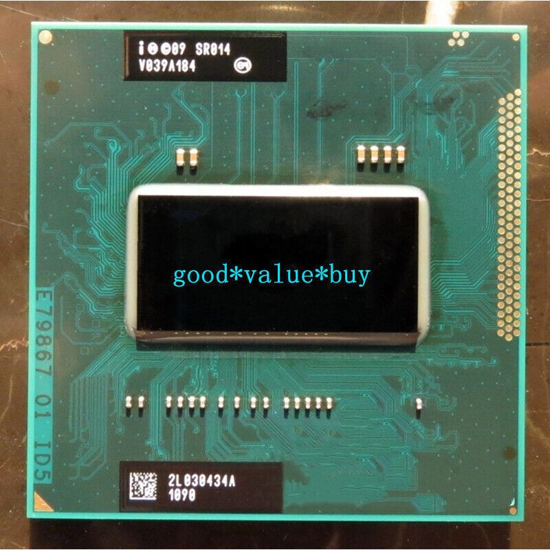 Cpu processor I7-2630QM CPU 2.2-3.3 6M SR014 HM65 vga