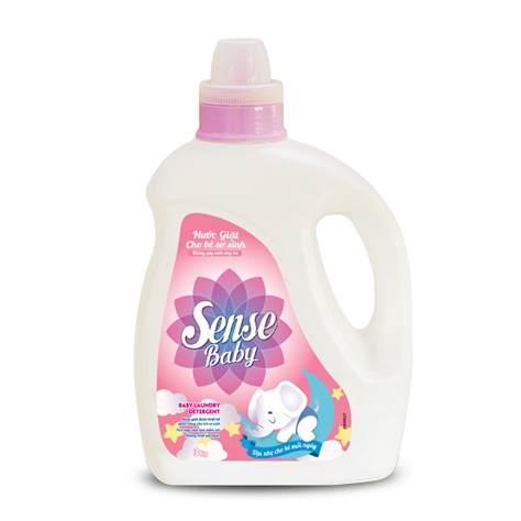 Nước giặt cho bé sơ sinh SENSE BABY chai 3kg, giao hỏa tốc kèm quà tặng