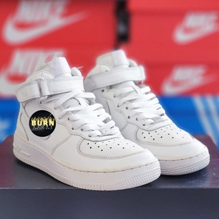 [Chính Hãng] Giày  Air Force I mid trắng, nhiều size, real 2hand