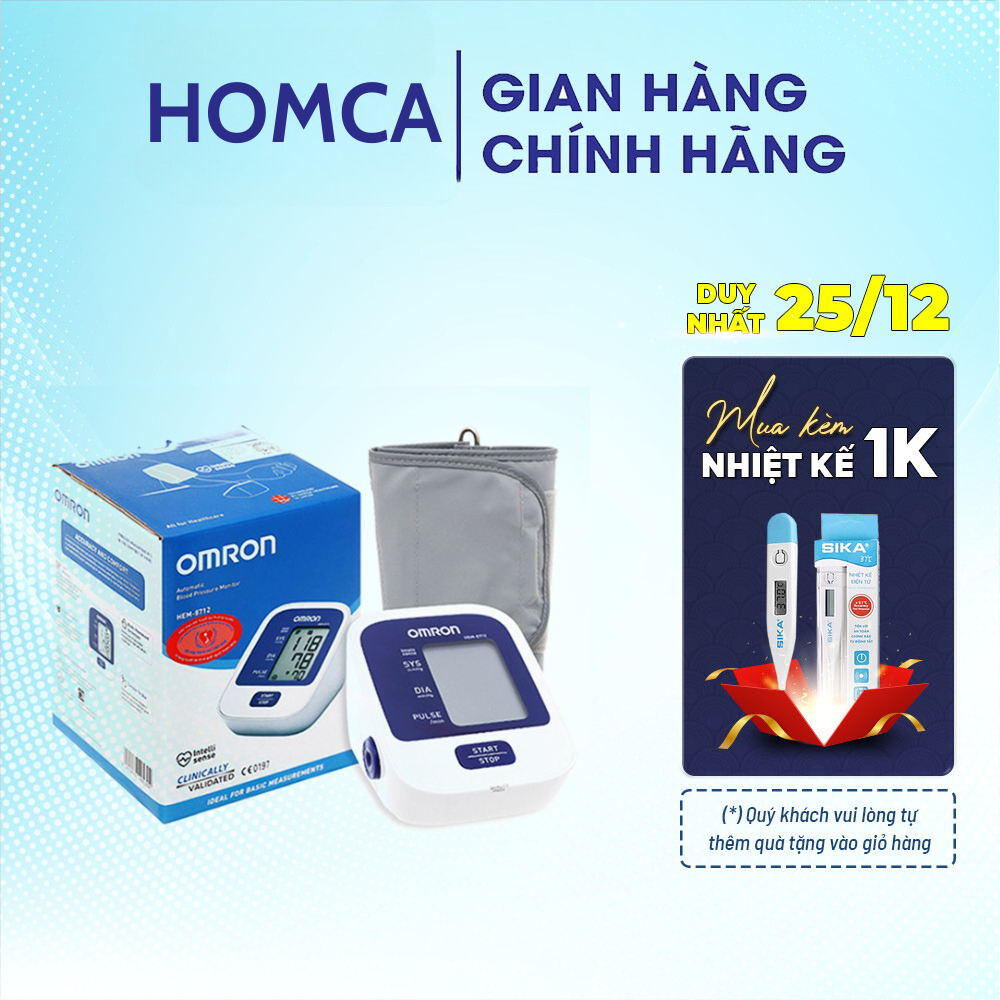 Máy đo huyết áp bắp tay tự động OMRON HEM 8712 - 01 bộ