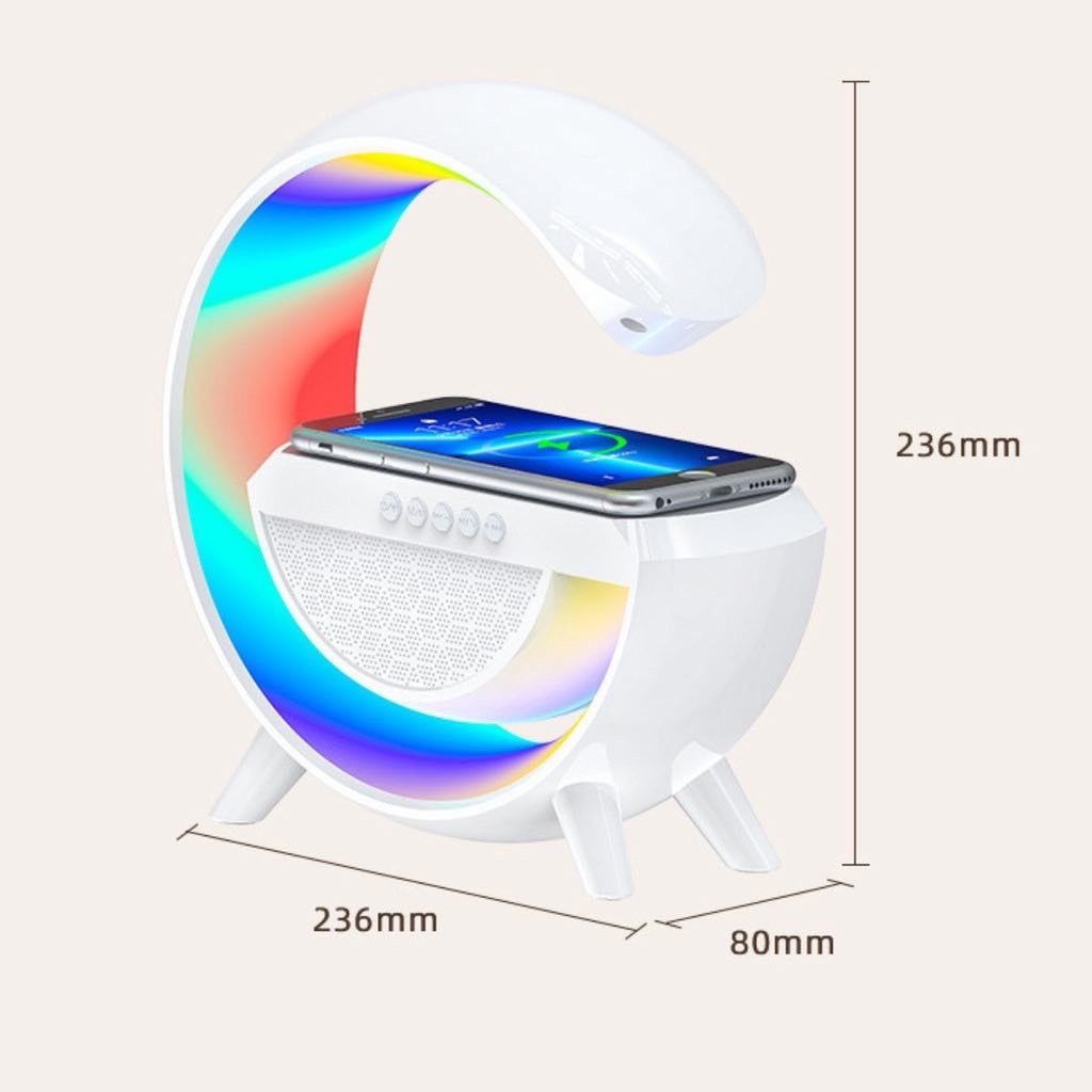 Loa Bluetooth to BT2301 BT3401 loa Chữ G 4 Chức Năng Sạc Không Dây Tích Hợp Đèn Ngủ Đa Chế Độ Ánh Sáng Led RGB Âm Bass | BigBuy360 - bigbuy360.vn