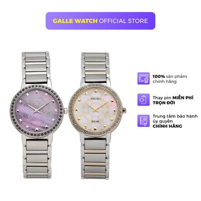 Đồng hồ nữ Seiko SUP45 mặt kính Hardlex, chống nước 3ATM, dây thép không gỉ, mặt số tròn cao cấp, thanh lịch