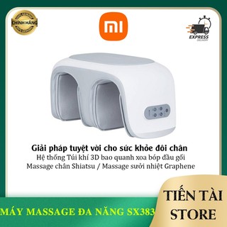 Máy massage đầu gối xiaomi sx383, 4 chế độ massage, bấm nguyệt 2 chiều, hỗ trợ tăng cường lưu thông khí huyết