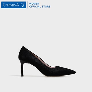 Giày nữ cao gót bít mũi nhọn christina-q gbn339d