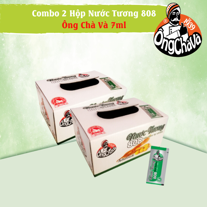 Combo 2 Hộp 240 Gói Nước Tương Gói 808 Ông Chà Và (Soy Sauce)