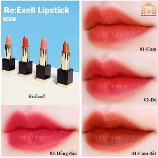 Son môi Re : Excell Lipstick màu đỏ cam không chì