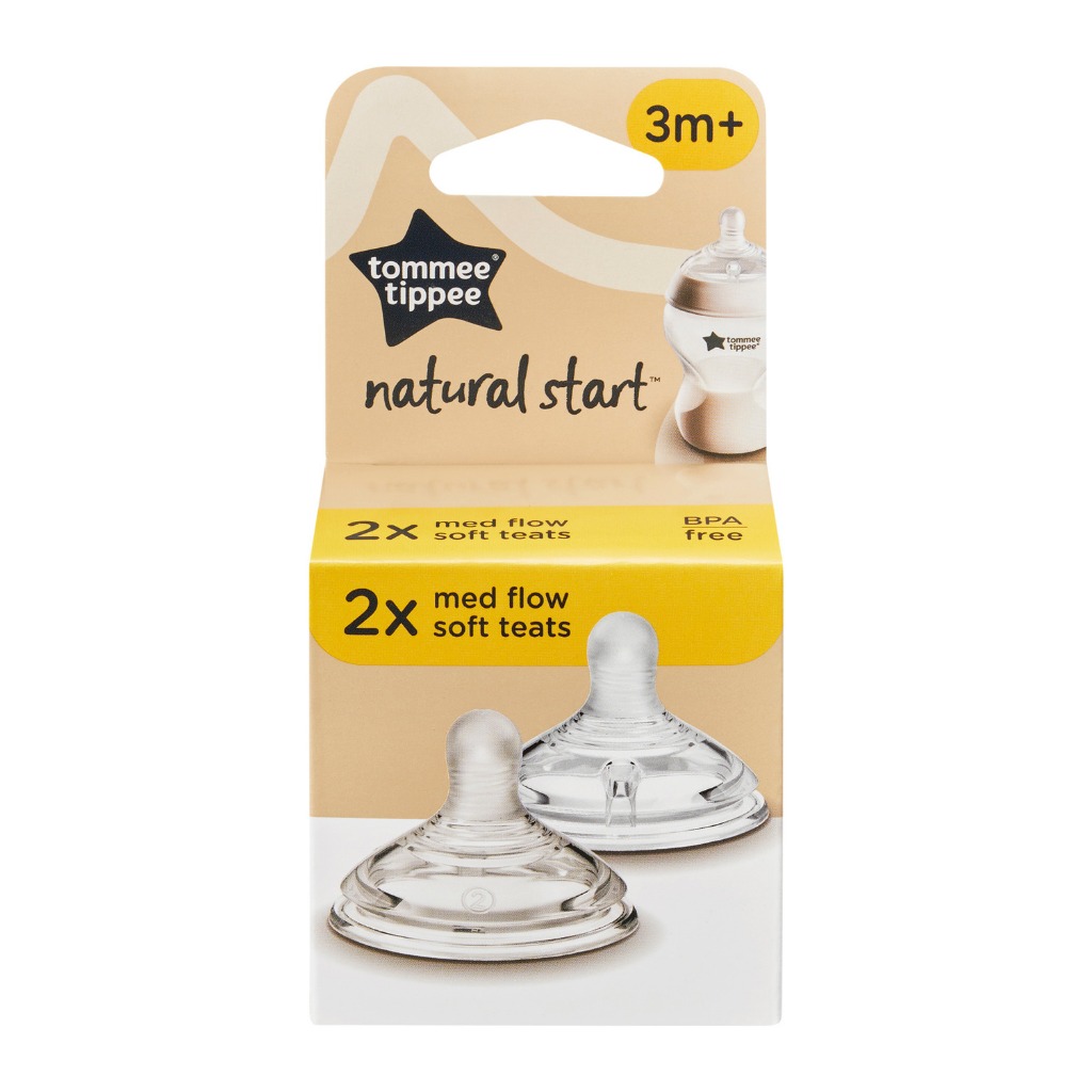 Núm Ty Silicon Siêu Mềm Tự Nhiên Tommee Tippee Natural Start Nhiều Size