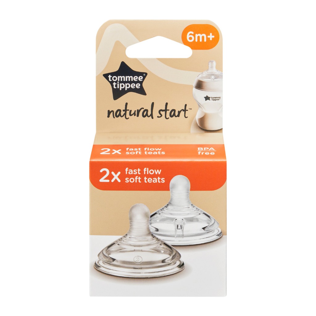 Núm Ty Silicon Siêu Mềm Tự Nhiên Tommee Tippee Natural Start Nhiều Size