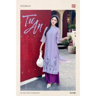 Áo dài Tư An D.CHIC MS: 1832395 KHÔNG BAO GỒM QUẦN LỤA