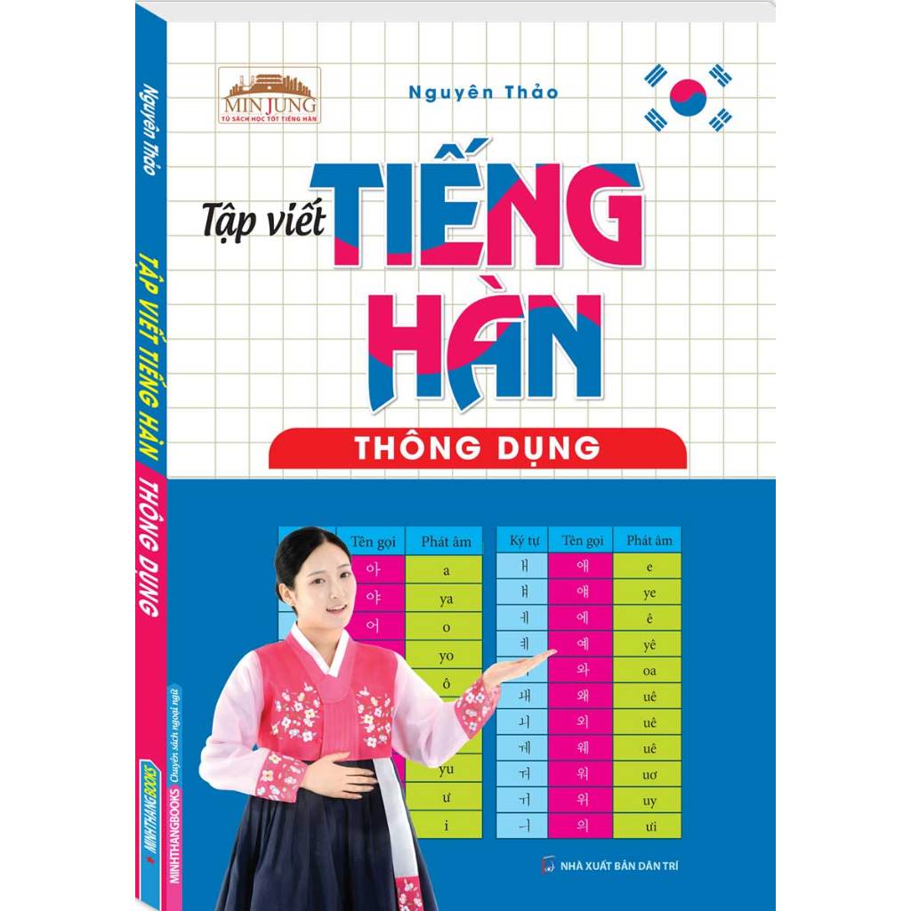 sách - Tập viết tiếng Hàn thông dụng\