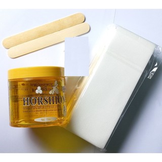 Combo 01 Gel Wax lạnh tẩy lông Horshion 750ml và 100 tờ giấy