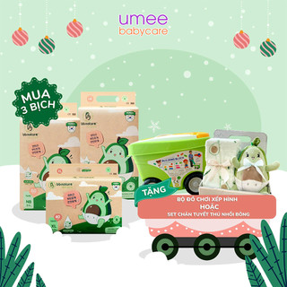 Combo 3 Bịch Tã Bỉm Quần Dán BB Nature Hàn Quốc Tặng Kèm Set Quà Tặng Chăn Tuyết Gấu Bông Hoặc Bộ Đồ Chơi Xếp Hình