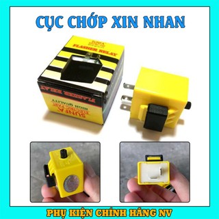Cục Chớp Xi Nhan Điện Tử Điều Chỉnh Được Tốc Độ Chớp Nhanh Chậm Xin Nhan Xe Máy Có Núm Chỉnh