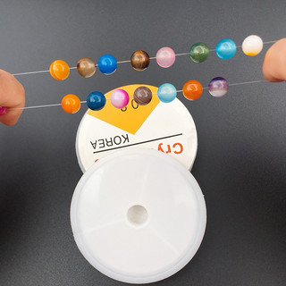 Cước dây co giãn xỏ hột làm vòng tay/vòng cổ Handmade DIY