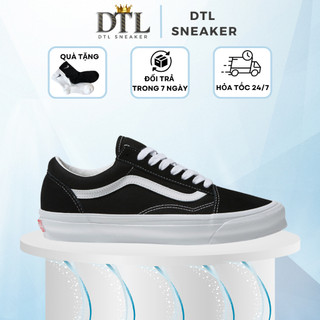 Giày vans vault old skool classic, giày vans đen vạch trắng basic bản cao cấp, đủ size nam nữ full box bill