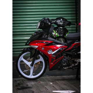 Tem rời exciter 150 y15zr đỏ đen trắng mẫu