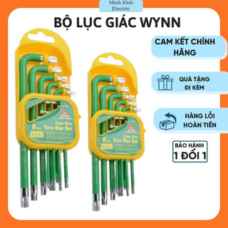 Bộ lục giác Wynn 9 chi tiết W0553,bộ lục lăng Wyn,bộ lục năng,bộ lục giác đầu bi,bộ lục giác đa năng,bộ khóa lục giác bi