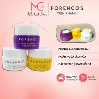 Kem dưỡng trắng da ngày và đêm forencos tím/ vàng/ trắng mini 10ml tiện lợi