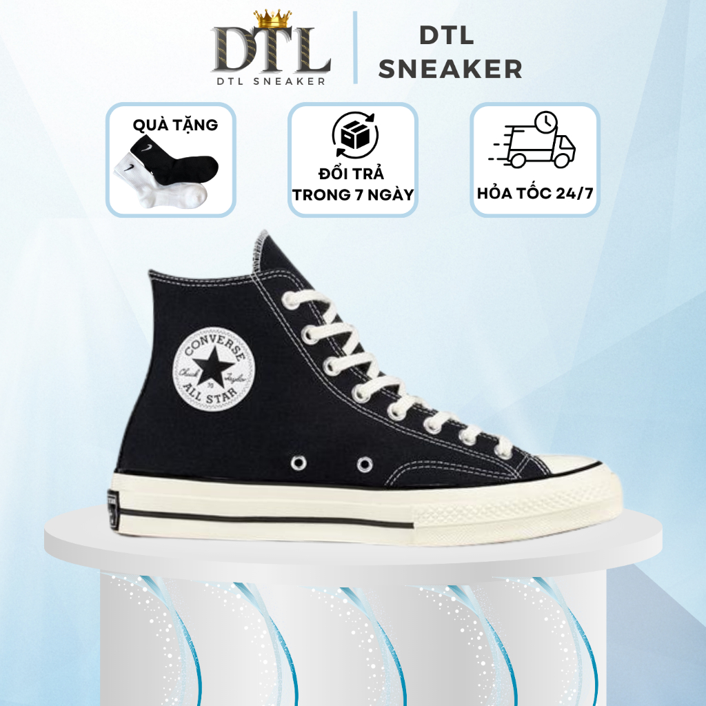 Giày_Converse Chuck Taylor All Star 1970s, Converse_cổ cao, cổ thấp full phụ kiện bill box, FULL SIZE