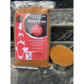 Cám cá koi american đỏ 40% đạm