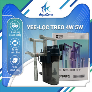 Lọc treo bể cá Yee 4w 5w (Sản phẩm không kèm theo LỌC VÁNG), lọc bể cá cảnh có sẵn bông lọc phù hợp cho bể 50cm