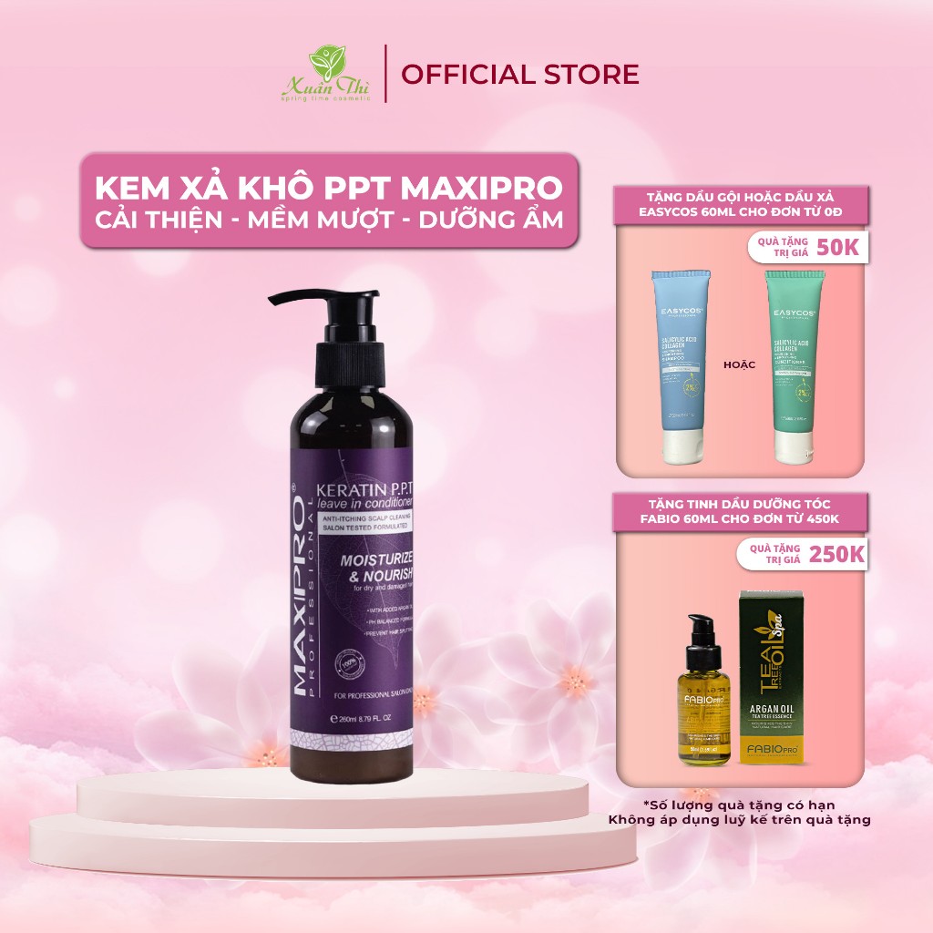 Kem xả khô dưỡng tóc PPT Maxipro – 260ml - Mỹ phẩm Xuân Thì