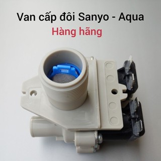 Van cấp nước đôi máy giặt giặt AQUA - Sanyo hàng xịn Valve điện từ zin