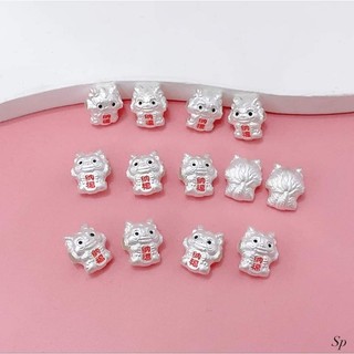Charm con giáp rồng bạc