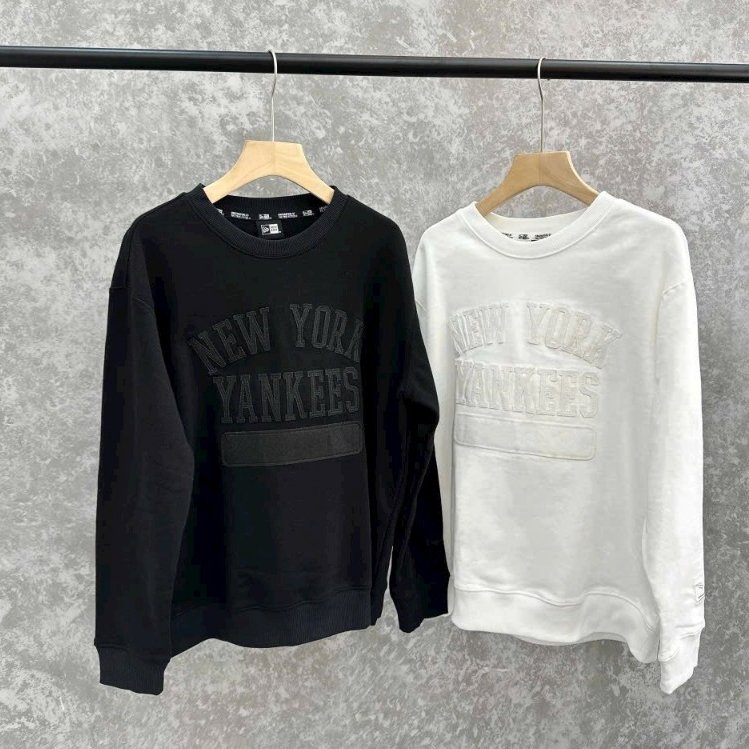 Áo nỉ Sweater nam nữ MLB NY nhiều màu hàng xuất dư cao cấp phong cách Hàn Quốc