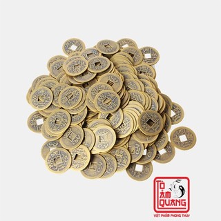 Combo đồng xu cổ phong thuỷ may mắn bỏ bóp ví chiêu tài lộc - tô tâm quang