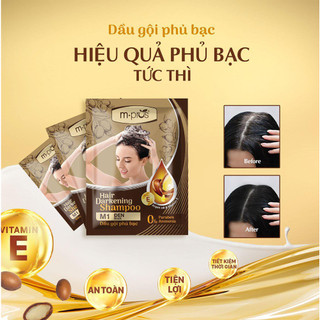 Dầu Gội Phủ Bạc Nhanh M.pros Dưỡng Tóc Mềm Mượt