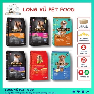 Hạt cho chó ganador 400g - fib's - thức ăn cho chó mọi lứa tuổi - long vũ pet food