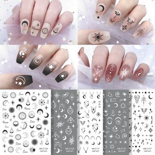 sticker 3d dán móng tay nail mẫu mới