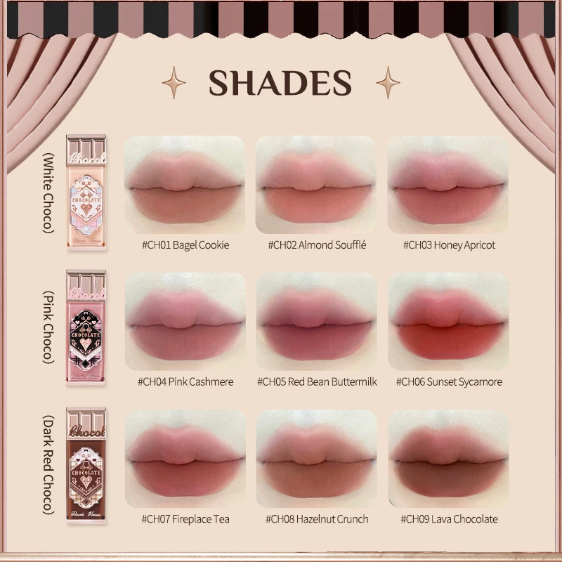 Son môi Flower Knows Unicorn, Chocolate Shop, Strawberry Chính hãng