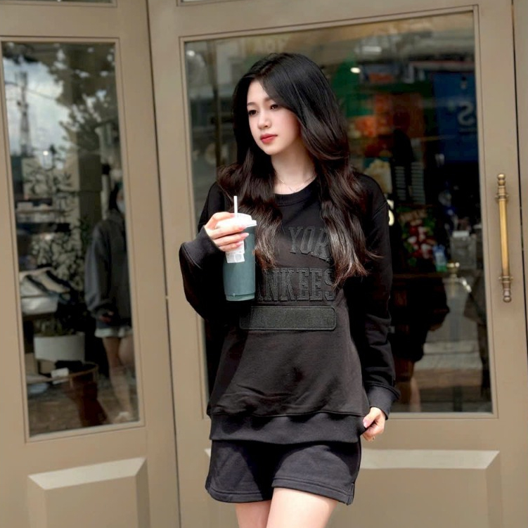 Áo nỉ Sweater nam nữ MLB NY nhiều màu hàng xuất dư cao cấp phong cách Hàn Quốc