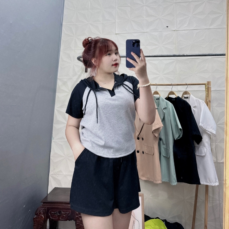 Bộ đồ thể thao bigsize vải gân tăm , thời trang bigsize đồ bộ SET36