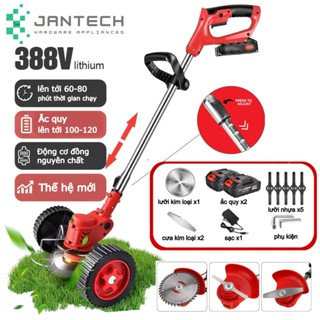 không dây Máy Cắt Cỏ Pin  Công Suất 1800w, Pin Khủng 15000mah, Hàng Chính Hãng