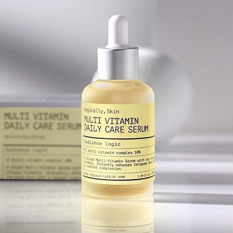 Serum dưỡng trắng, cấp ẩm, làm sáng da Multi Vitamin Daily Care Serum Logically,Skin 50ml
