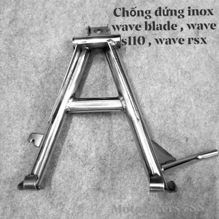 Chống đứng inox fu125 , fu 2018 ,wave blade , wave s110 ,wave rsx110 - hàng đặc biệt inox dày