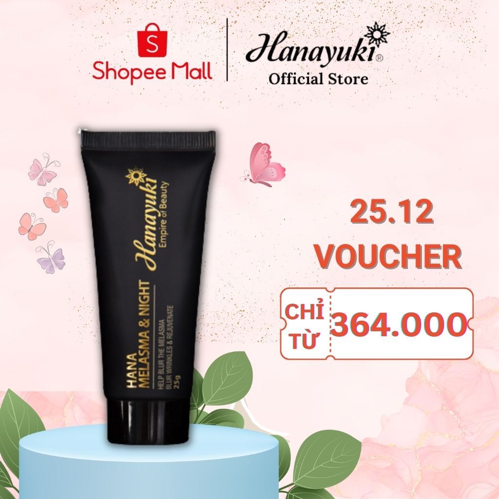 Kem Nám Hanayuki, Kem Giảm Thâm Nám Dưỡng Trắng Da Hanayuki Chính Hãng