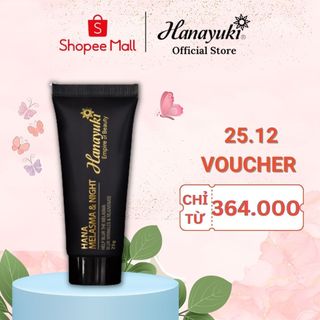 Kem Nám Dưỡng Ẩm Da Mặt, Kem Dưỡng Trắng Da Mặt Hanayuki Chính Hãng 25g
