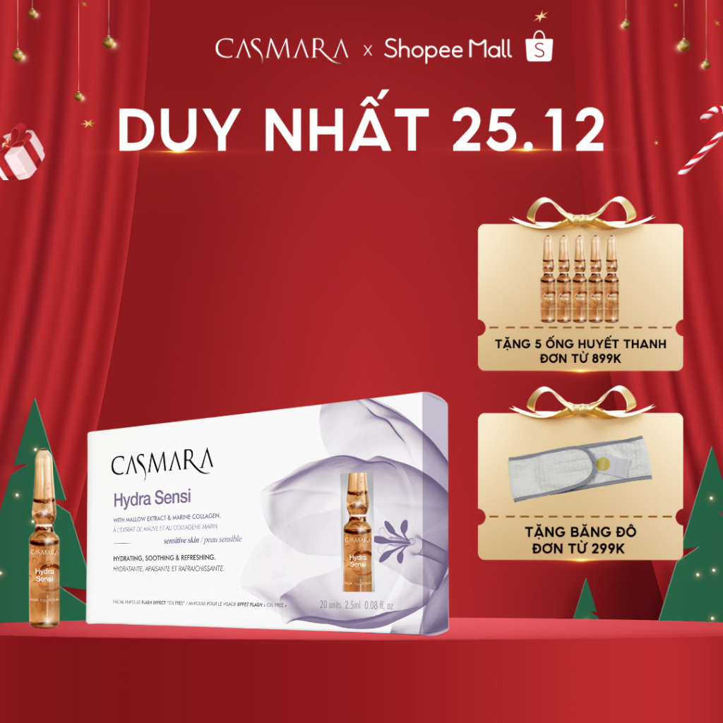 Huyết thanh cấp ẩm làm dịu da Casmara Hydra Sensi 20 ống