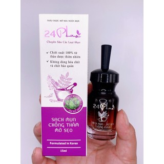 Thảo dược sạch mụn, mờ sẹo 24Plus 15ml